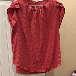Elegant Red Women's Blouse